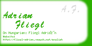 adrian fliegl business card